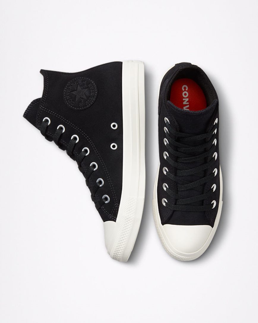 Dámské Boty Vysoké Converse Chuck Taylor All Star Classic Černé Bílé | CZ ZOVL65